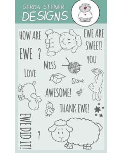 Gerda Steiner Designs - How are Ewe? 4x6 Clear Stamp Set